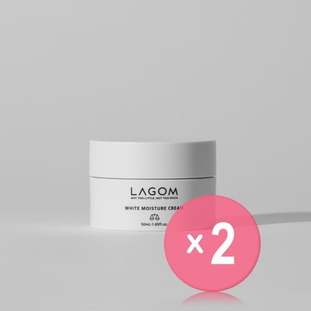 LAGOM-White Moisture Cream 2pcs Bundle Set