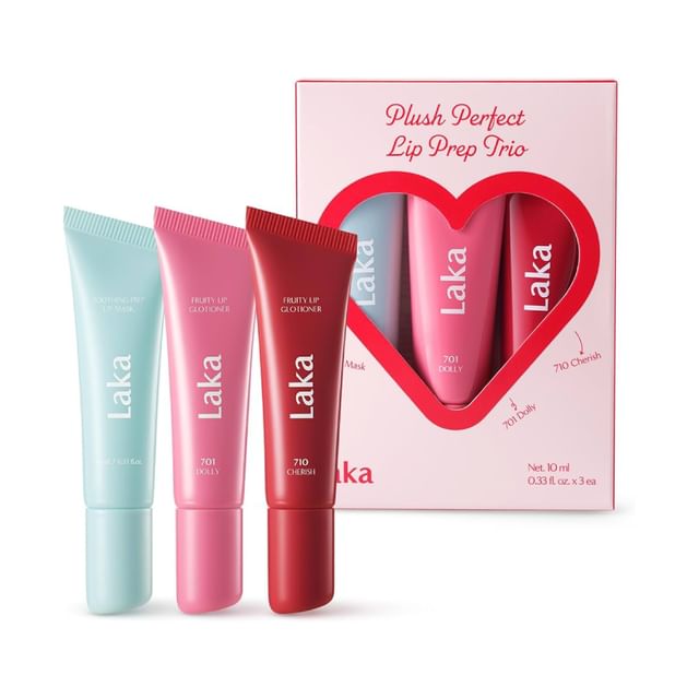 Laka-Plush Perfect Lip Prep Trio