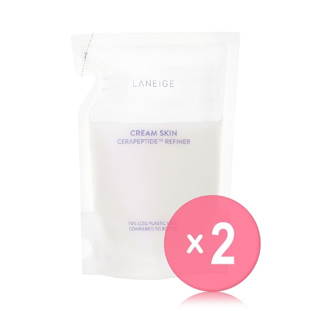 LANEIGE-Cream Skin Cerapeptide Refiner Refill Only 2pcs Bundle Set