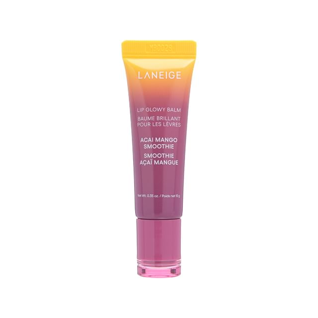 LANEIGE-Lip Glowy Balm Acai Mango Smoothie - Baume à lèvres hydratant glossy
