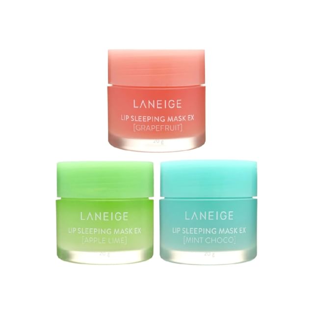 LANEIGE-Lip Sleeping Mask EX - Máscara Labial Noturna - 3 Tipos