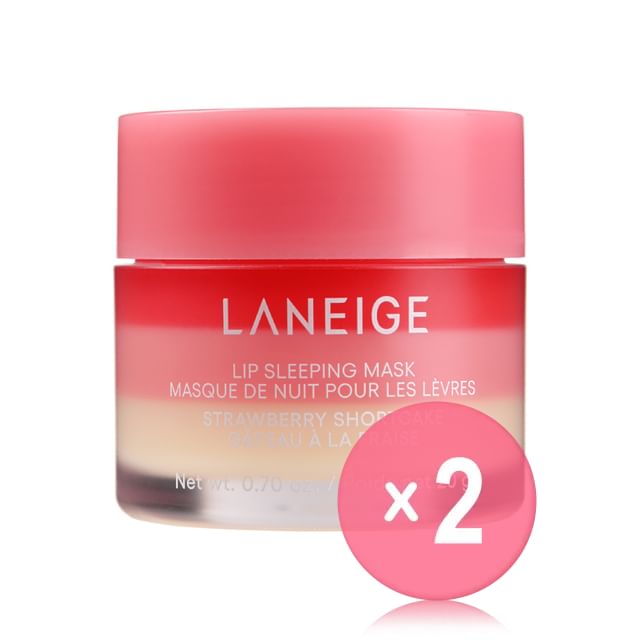LANEIGE-Lip Sleeping Mask Strawberry Shortcake 2pcs Bundle Set