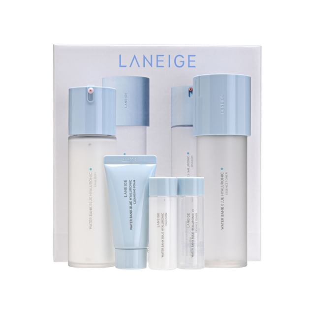 LANEIGE-Kit Essencial de 2 Etapas com Ácido Hialurônico Water Bank Blue - 2 Tipos