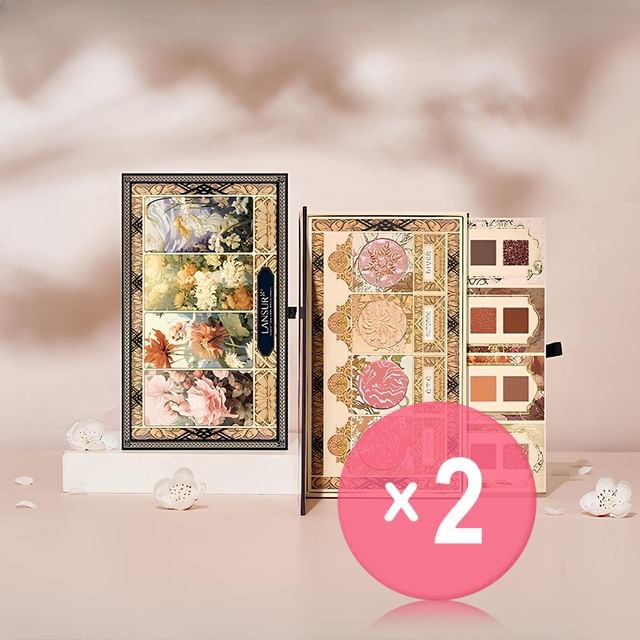 LANSUR-Four Seasons Eye Cheek Comprehensive Palette 2pcs Bundle Set