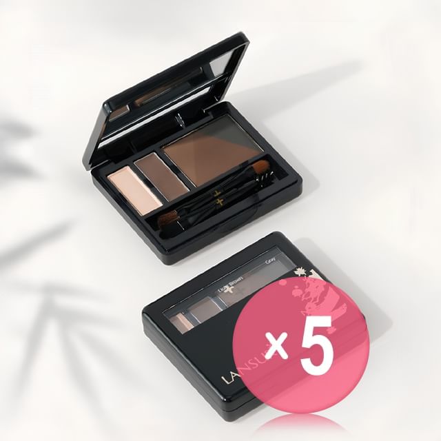LANSUR-Multi-Purpose Eyebrow Compact Palette 5pcs Bundle Set