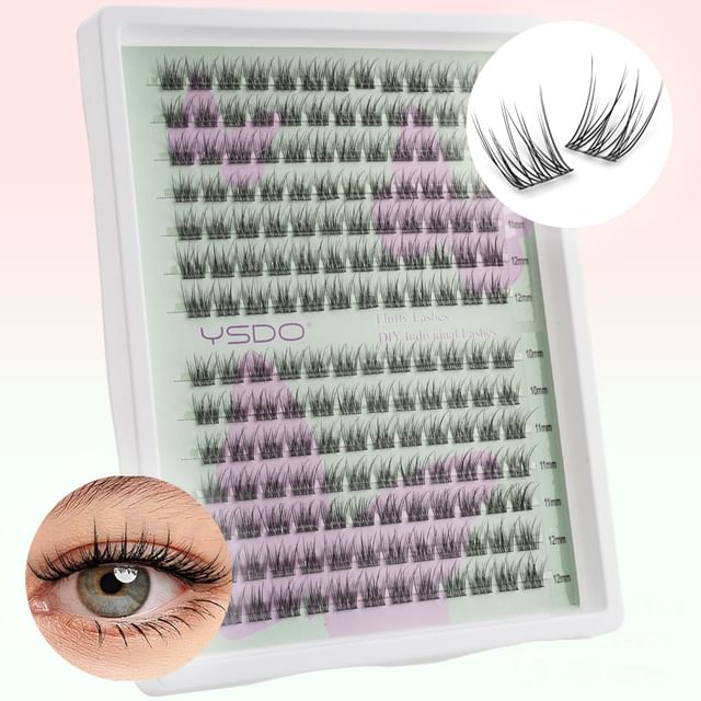 Lashie-C-curl Multipack False Eyelashes Cluster