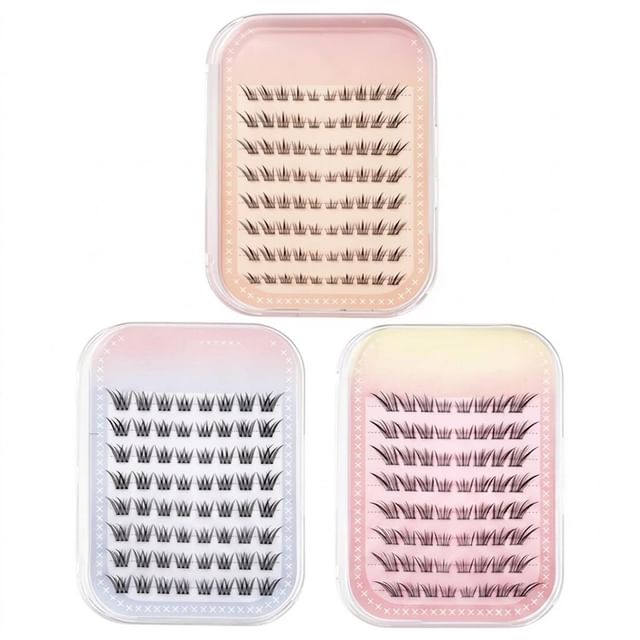 Lashie-Natural Wispy Cluster Glue-Free False Eyelashes