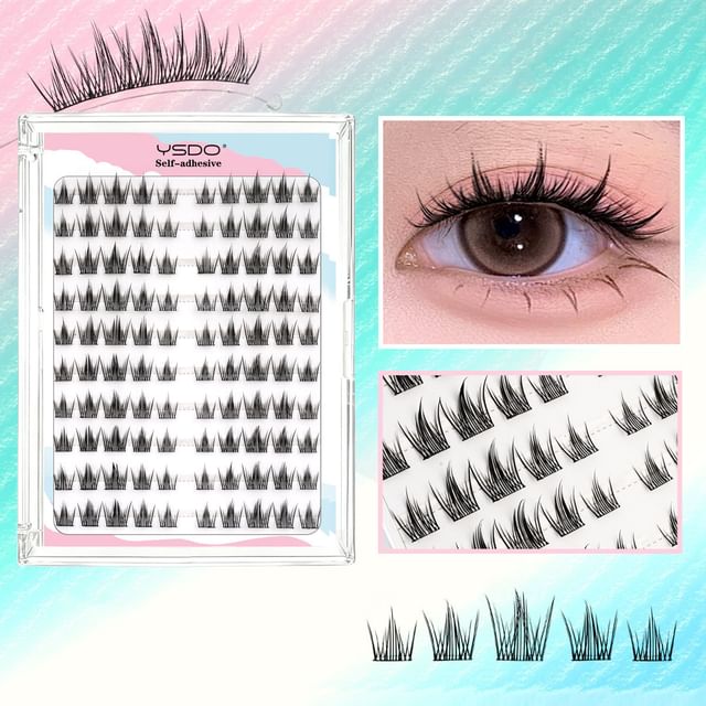 Lashie-Spiky Glue-free Multipack False Eyelashes Cluster