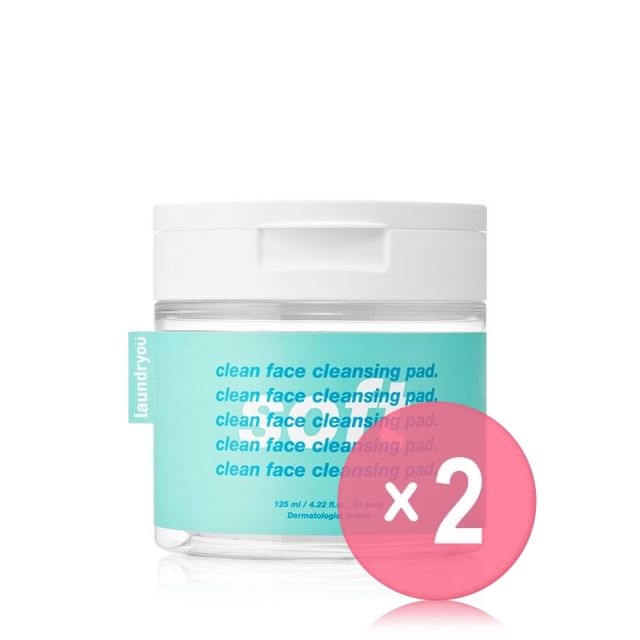 laundryou-Clean Face Cleansing Pad Soft 2pcs Bundle Set