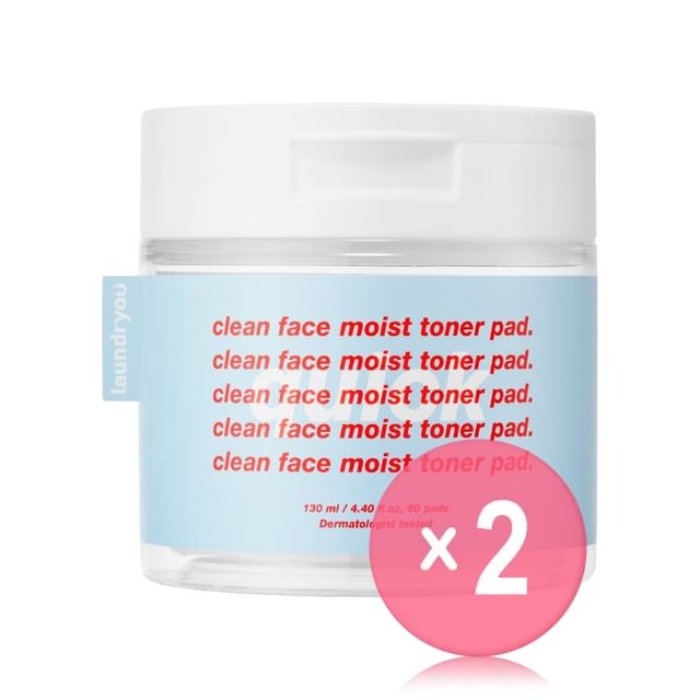 laundryou-Clean Face Moist Toner Pad Quick 2pcs Bundle Set