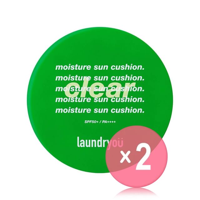 laundryou-Moisture Sun Cushion Clear 2pcs Bundle Set