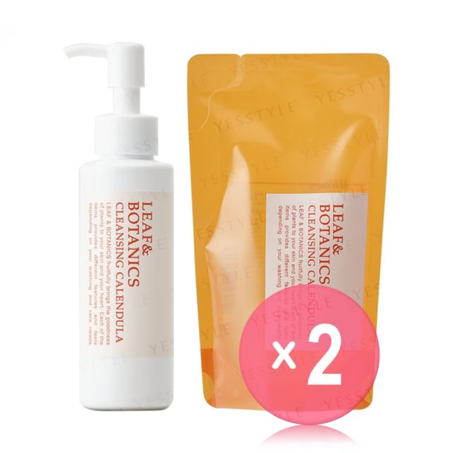 LEAF - BOTANICS-Cleansing Calendula 2pcs Bundle Set