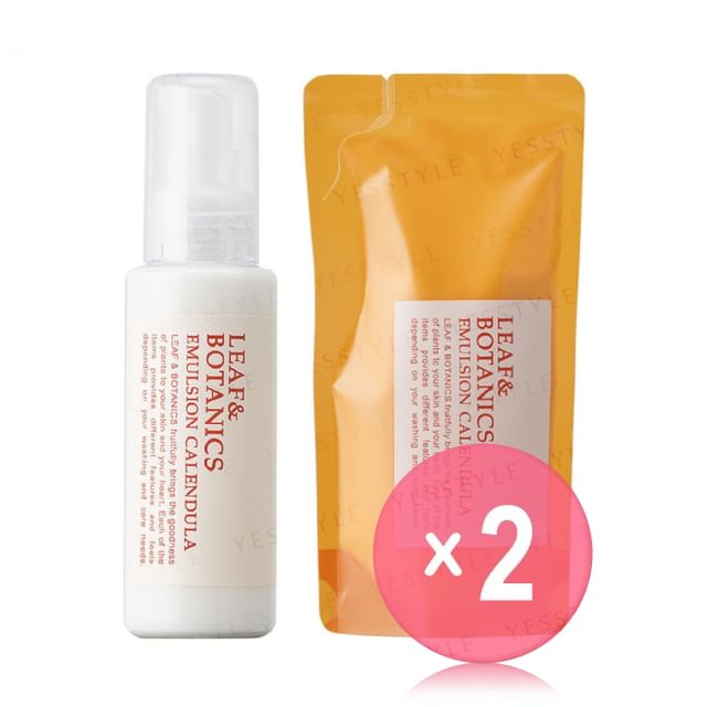 LEAF - BOTANICS-Emulsion Calendula 2pcs Bundle Set