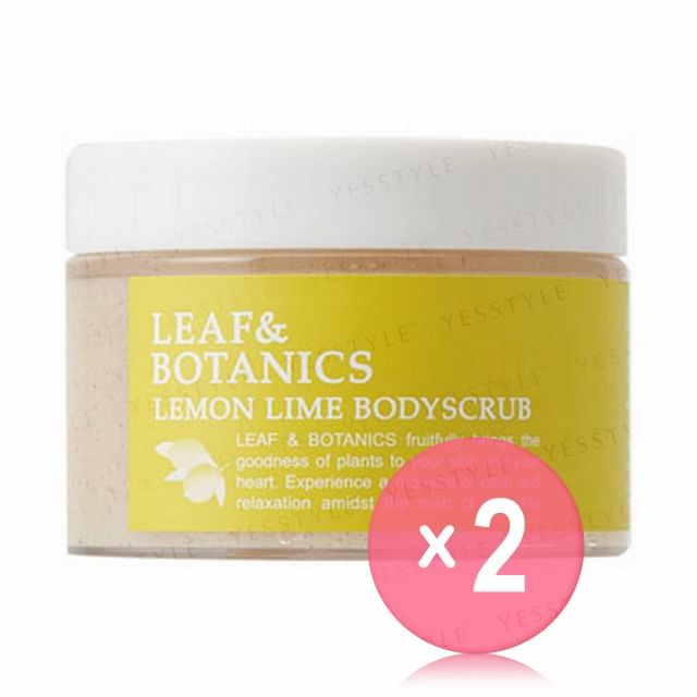 LEAF - BOTANICS-Lemon Lime Body Scrub 2pcs Bundle Set