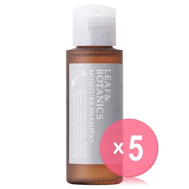 LEAF - BOTANICS-Moisture Shampoo 5pcs Bundle Set