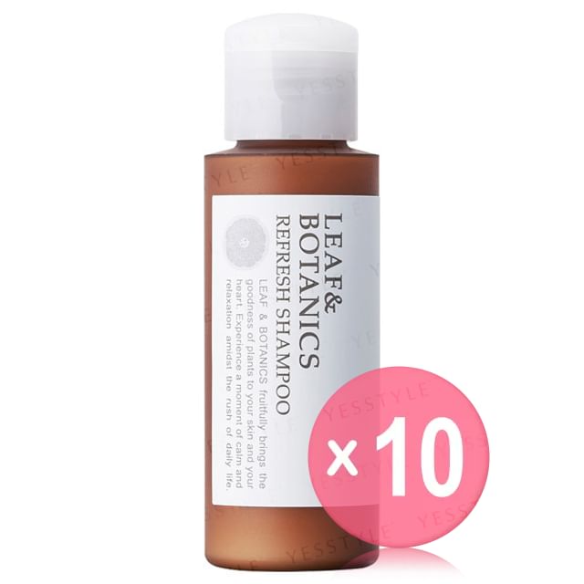 LEAF - BOTANICS-Refresh Shampoo 10pcs Bundle Set