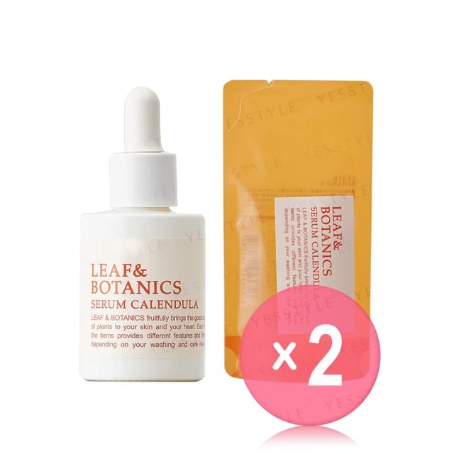LEAF - BOTANICS-Serum Calendula 2pcs Bundle Set