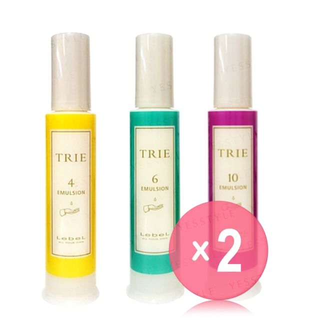 LebeL-Trie Emulsion Hair Styling M 2pcs Bundle Set