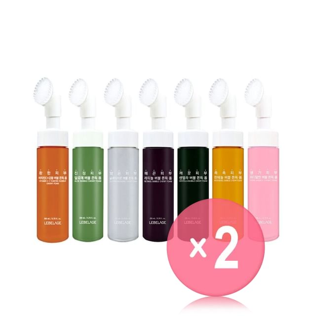 LEBELAGE-Bubble Chewy Foam - 7 Types 2pcs Bundle Set