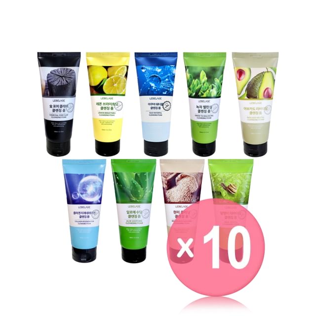 LEBELAGE-Cleansing Foam - 9 Types 10pcs Bundle Set