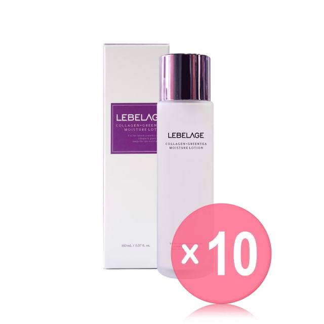 LEBELAGE-Collagen Green Tea Moisture Lotion 10pcs Bundle Set