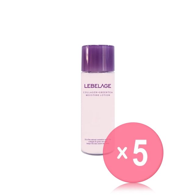 LEBELAGE-Collagen Green Tea Moisture Lotion Mini 5pcs Bundle Set