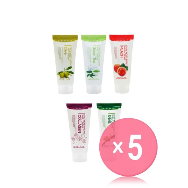 LEBELAGE-Daily Moisturizing Hand Cream - 5 Types 5pcs Bundle Set