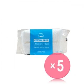 LEBELAGE-Embossing Cotton Puff 5pcs Bundle Set