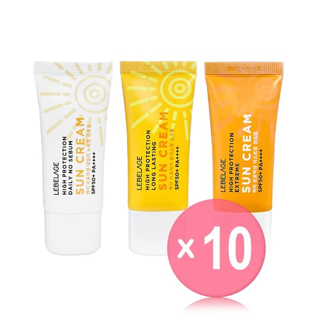 LEBELAGE-High Protection Sun Cream - 3 Types 10pcs Bundle Set