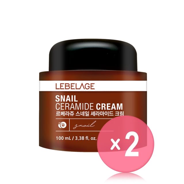 LEBELAGE-Snail Ceramide Cream 2pcs Bundle Set