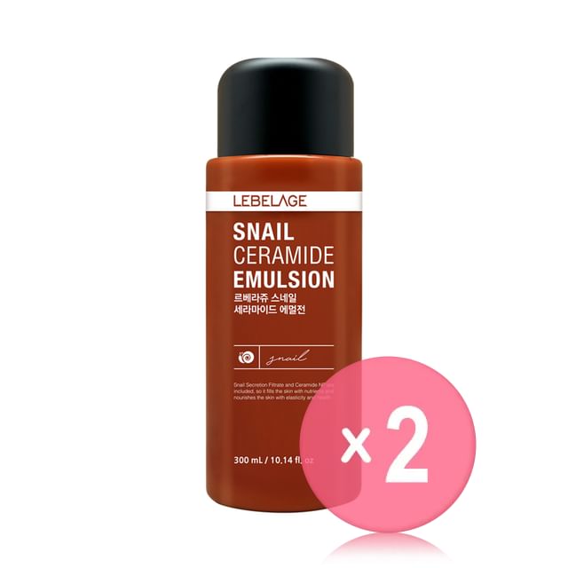 LEBELAGE-Snail Ceramide Emulsion 2pcs Bundle Set