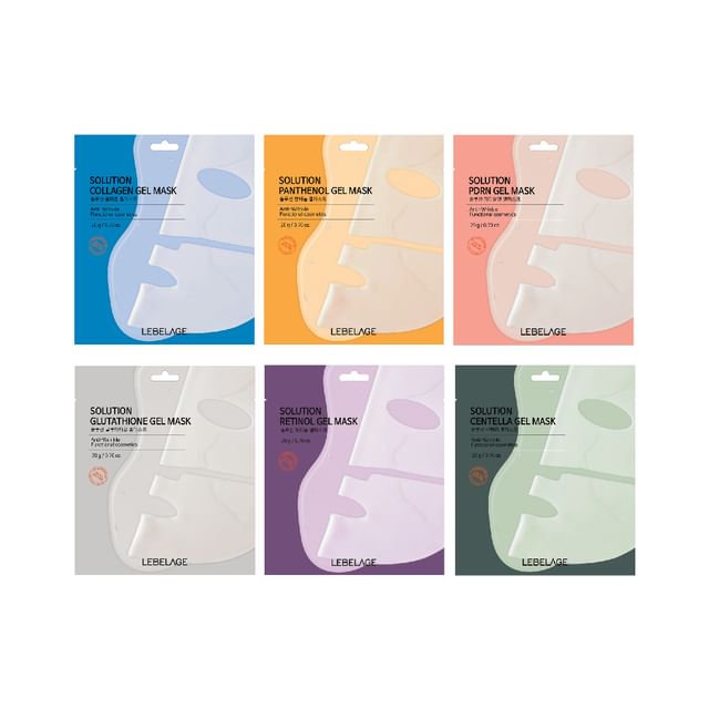 LEBELAGE-Solution Gel Mask - 6 Types