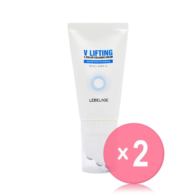 LEBELAGE-V Lifting 5 Roller Collagen Cream 2pcs Bundle Set