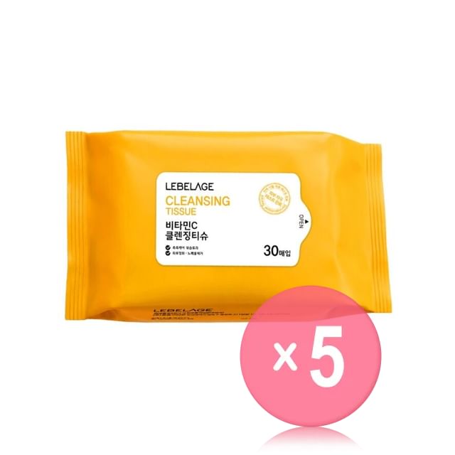 LEBELAGE-Vitamin C Cleansing Tissue 5pcs Bundle Set
