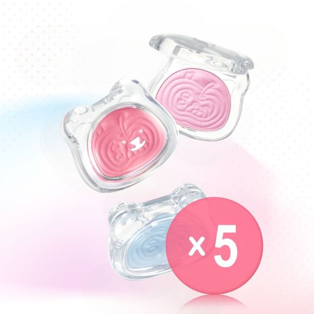 LEEMEMBER-Bear Satin Highlighting Powder - 5 Colors 5pcs Bundle Set