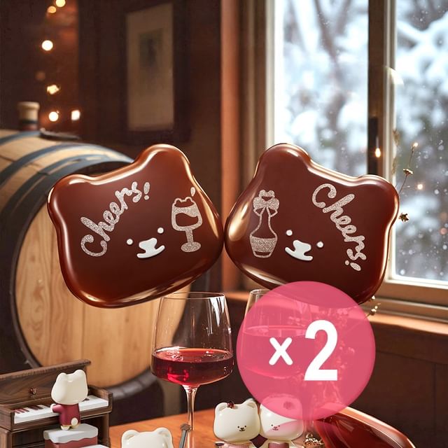 LEEMEMBER-Cheek Lip Cream Red Wine Edition - 4 Colors 2pcs Bundle Set