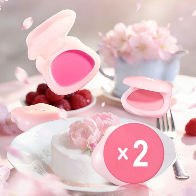 LEEMEMBER-Cream Blush Sakura Berry Edition - 4 Colors 2pcs Bundle Set