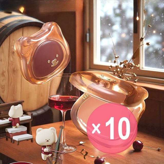 LEEMEMBER-Hydrating Blush Red Wine Edition - 2 Colors 10pcs Bundle Set