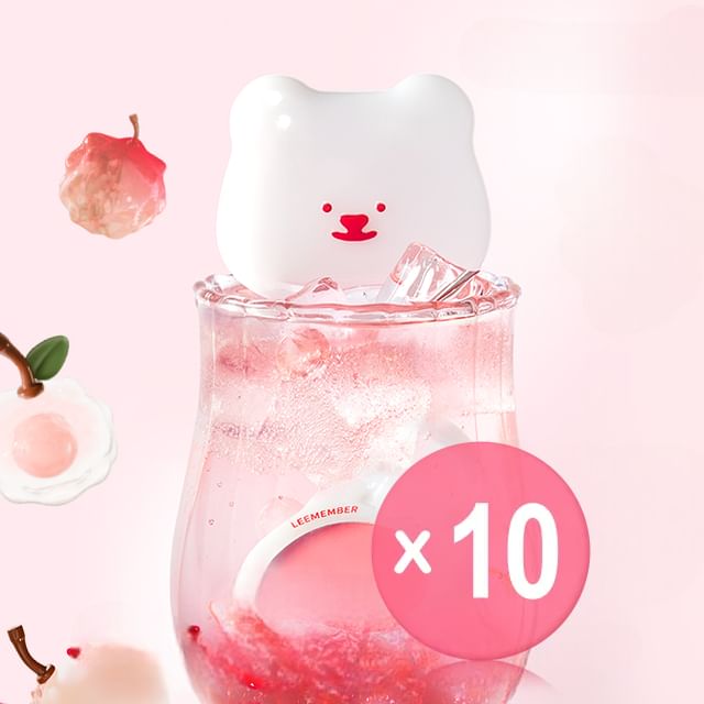 LEEMEMBER-Lychee Series Hydrating Blush - 4 Colors 10pcs Bundle Set
