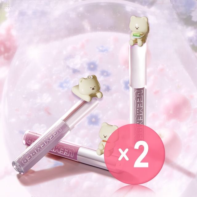 LEEMEMBER-Water Essence Lip Gloss - 9 Colors 2pcs Bundle Set
