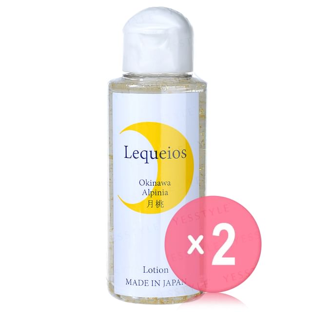 Lequeios-Okinawa Alpinia Gold Leaf Lotion 2pcs Bundle Set