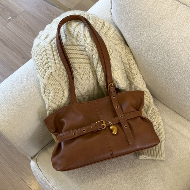 Letheroni-Belted Tote Bag