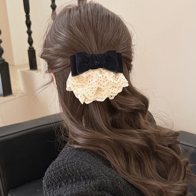 LIDO-Lace Bow Hair Clamp