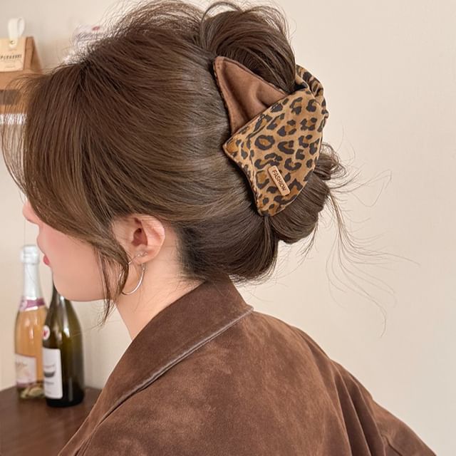 LIDO-Leopard Print Hair Claw