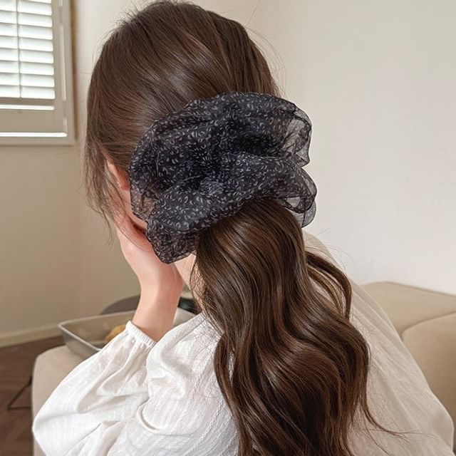 LIDO-Leopard Print Scrunchie