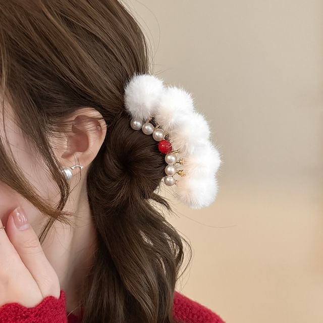 LIDO-Pom Pom Beaded Headpiece