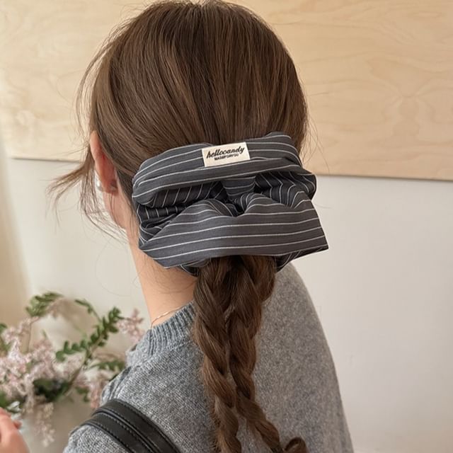 LIDO-Striped Scrunchie