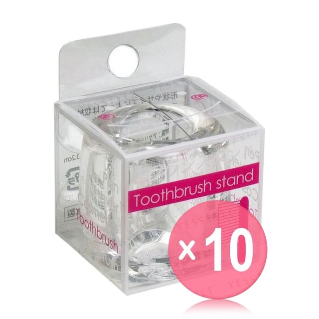 Lifellenge-Clear Toothbrush Stand 3-06 10pcs Bundle Set