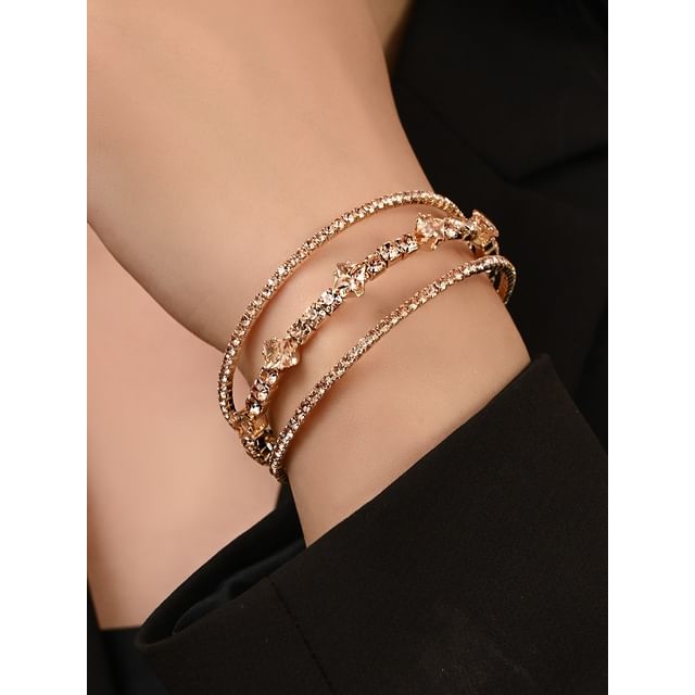 Lilafey-CZ Layered Bangle Various Designs