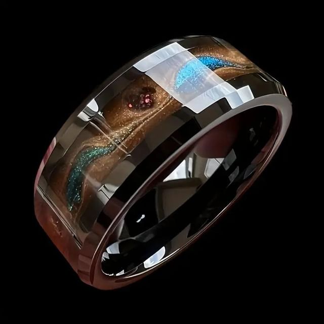 Lilafey-Moving Sand Alloy Ring